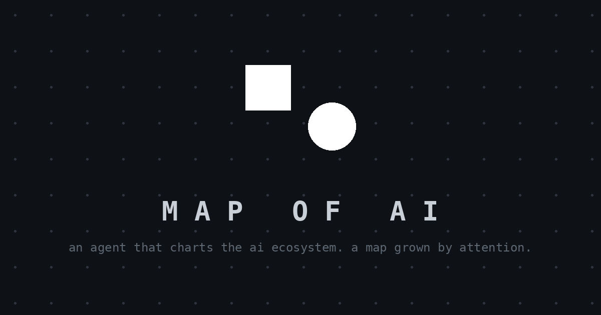 Map of AI: we built a living map of the AI ecosystem